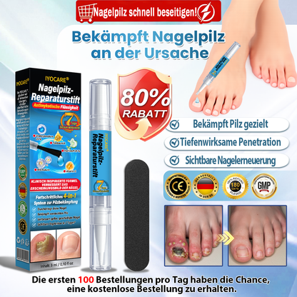 IYOCARE® Nagelpilz Reparatur-Stift Bekämpft die Ursache — Sichtbare Verbesserung in wenigen Tagen* Die meisten Behandlungen bleiben an der Oberfläche. Diese wirkt tiefer.