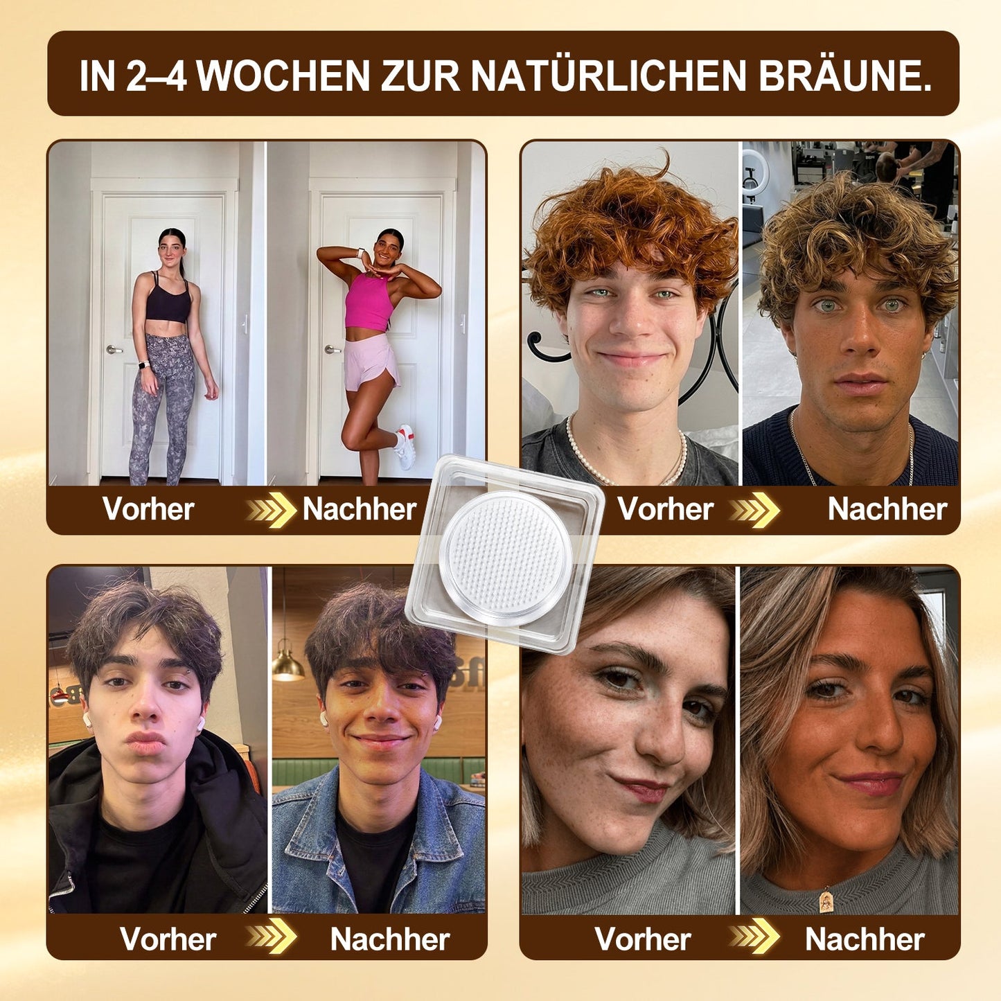 𝑶𝒇𝒇𝒊𝒛𝒊𝒆𝒍𝒍𝒆𝒓 𝑺𝒕𝒐𝒓𝒆 | ☀️ 𝐇𝐢𝐬𝐤𝐢𝐧® 𝐒𝐮𝐧𝐥𝐞𝐬𝐬 𝐈𝐧𝐬𝐭𝐚𝐧𝐭 𝐁𝐫𝐨𝐧𝐳𝐞 𝐌𝐢𝐜𝐫𝐨𝐧𝐞𝐞𝐝𝐥𝐞 𝐓𝐚𝐧𝐧𝐢𝐧𝐠-𝐏𝐚𝐭𝐜𝐡 (𝐍𝐮𝐫 𝐞𝐢𝐧𝐦𝐚𝐥 𝐭ä𝐠𝐥𝐢𝐜𝐡) 𝐒𝐢𝐜𝐡𝐭𝐛𝐚𝐫𝐞𝐫 𝐁𝐫𝐨𝐧𝐳𝐞-𝐆𝐥𝐨𝐰 𝐢𝐧 𝟕 𝐓𝐚𝐠𝐞𝐧 ✅ 𝐊𝐞𝐢𝐧 𝐔𝐕, 𝐊𝐞𝐢𝐧 𝐎𝐫𝐚𝐧𝐠𝐞-𝐓𝐨𝐧, 𝐊𝐞𝐢𝐧𝐞 𝐒𝐭𝐫𝐞𝐢𝐟𝐞𝐧, 𝐊𝐞𝐢𝐧 𝐃𝐇𝐀, 𝐊𝐞𝐢𝐧𝐞 𝐕𝐞𝐫𝐬𝐜𝐡𝐦𝐮𝐭𝐳𝐮𝐧𝐠.