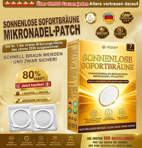𝑶𝒇𝒇𝒊𝒛𝒊𝒆𝒍𝒍𝒆𝒓 𝑺𝒕𝒐𝒓𝒆 | ☀️ 𝐇𝐢𝐬𝐤𝐢𝐧® 𝐒𝐮𝐧𝐥𝐞𝐬𝐬 𝐈𝐧𝐬𝐭𝐚𝐧𝐭 𝐁𝐫𝐨𝐧𝐳𝐞 𝐌𝐢𝐜𝐫𝐨𝐧𝐞𝐞𝐝𝐥𝐞 𝐓𝐚𝐧𝐧𝐢𝐧𝐠-𝐏𝐚𝐭𝐜𝐡 (𝐍𝐮𝐫 𝐞𝐢𝐧𝐦𝐚𝐥 𝐭ä𝐠𝐥𝐢𝐜𝐡) 𝐒𝐢𝐜𝐡𝐭𝐛𝐚𝐫𝐞𝐫 𝐁𝐫𝐨𝐧𝐳𝐞-𝐆𝐥𝐨𝐰 𝐢𝐧 𝟕 𝐓𝐚𝐠𝐞𝐧 ✅ 𝐊𝐞𝐢𝐧 𝐔𝐕, 𝐊𝐞𝐢𝐧 𝐎𝐫𝐚𝐧𝐠𝐞-𝐓𝐨𝐧, 𝐊𝐞𝐢𝐧𝐞 𝐒𝐭𝐫𝐞𝐢𝐟𝐞𝐧, 𝐊𝐞𝐢𝐧 𝐃𝐇𝐀, 𝐊𝐞𝐢𝐧𝐞 𝐕𝐞𝐫𝐬𝐜𝐡𝐦𝐮𝐭𝐳𝐮𝐧𝐠.